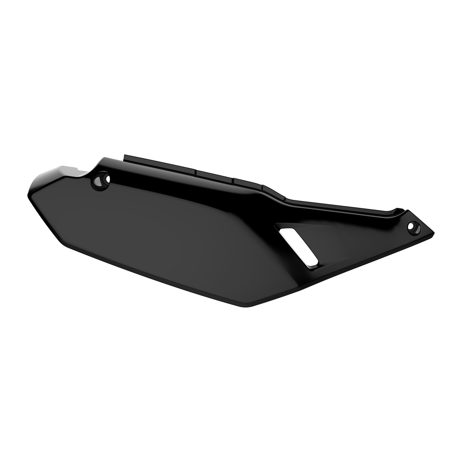 SIDE PANEL LEFT KAW KLR650 08-18 BLK - Image 1