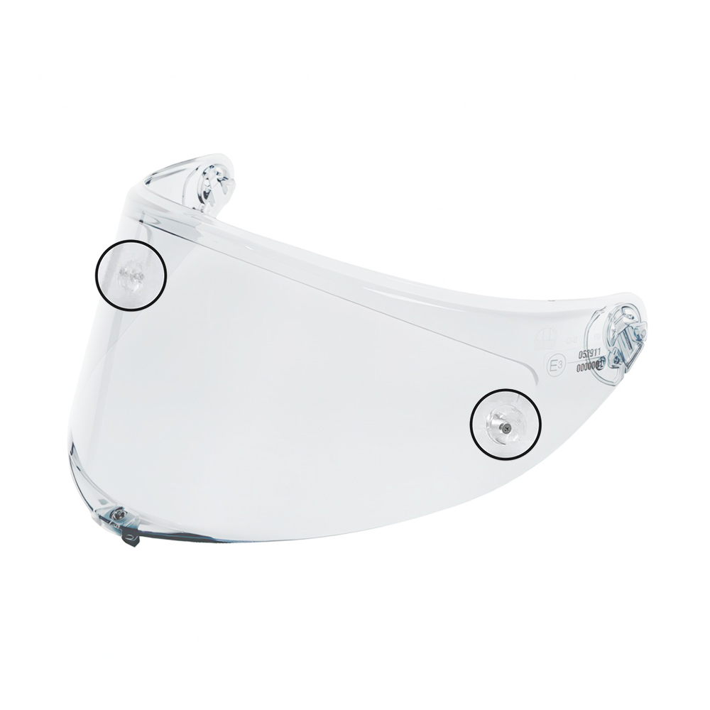AGV PINLOCK PINS ALL VISORS EXCL. RACE 3/4 [NC] NS - Image 1