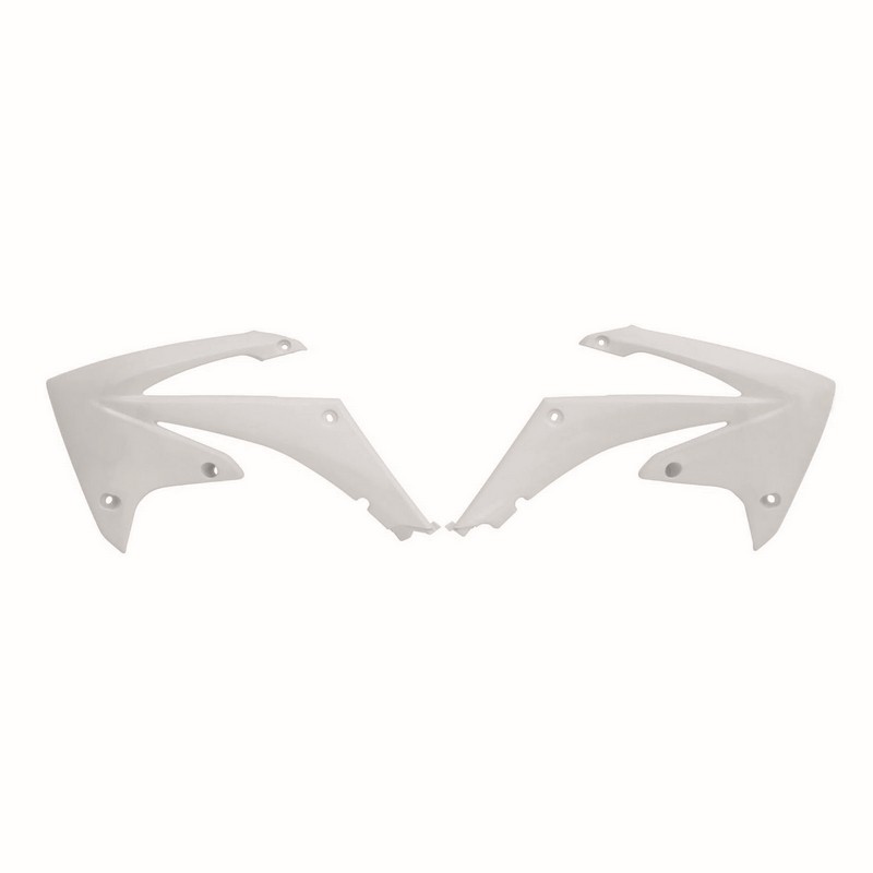 RADIATOR SHROUDS  RTECH HONDA CRF250R 10-13 CRF450R 09-12  WHITE - Image 1