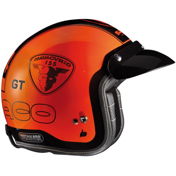 Open Face Road Helmet Butaco Mercurio Orange - Image 1