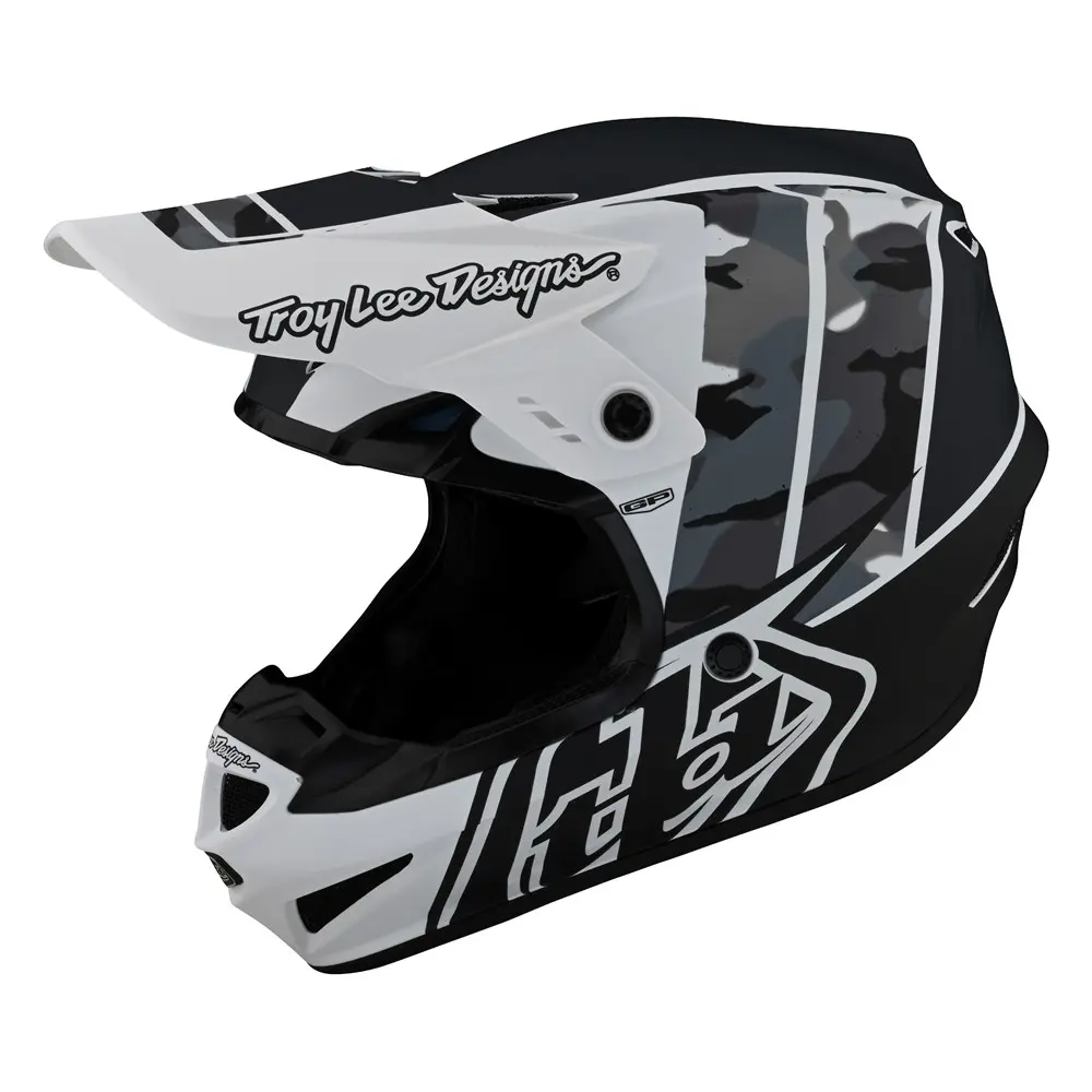 Troy Lee GP Motocross Helmet Nova Camo White