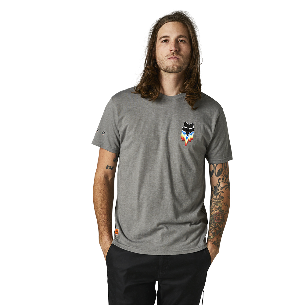 Fox Relm Premium Heather Graphite Tee - Image 1