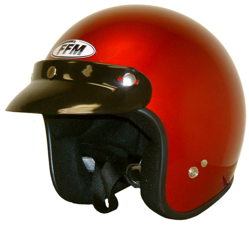 Open Face Road Helmet FFM Jetpro Candy Red - Image 1