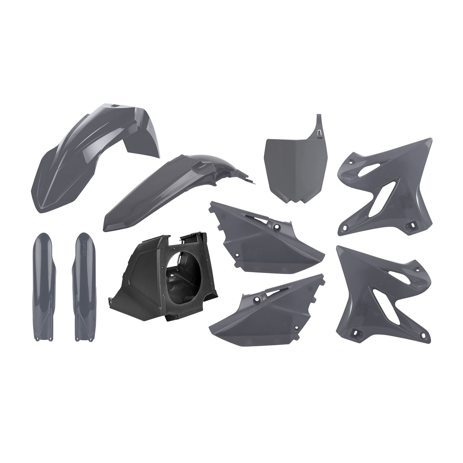 POLISPORT MX RESTYLING KIT YAM YZ125/250 02-21 NARDO GREY - Image 1