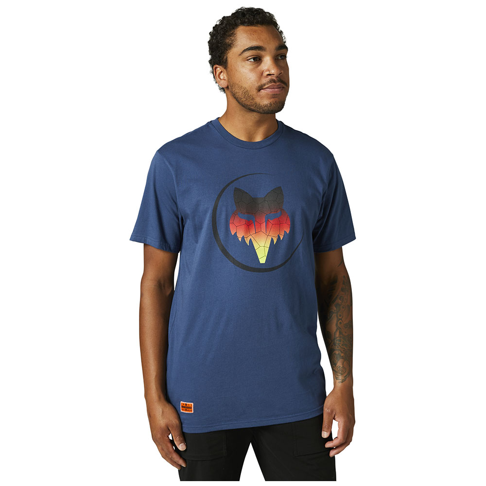 Fox Skarz Premium Tee Dark Indigo - Image 1