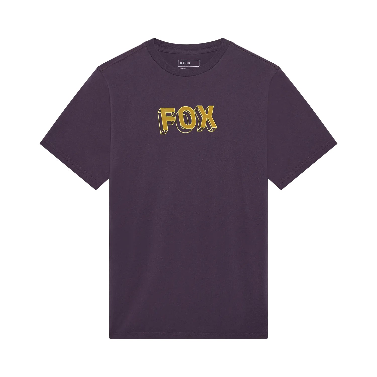 Fox Image Print 195 Original Tee Plum Perfect - Image 3
