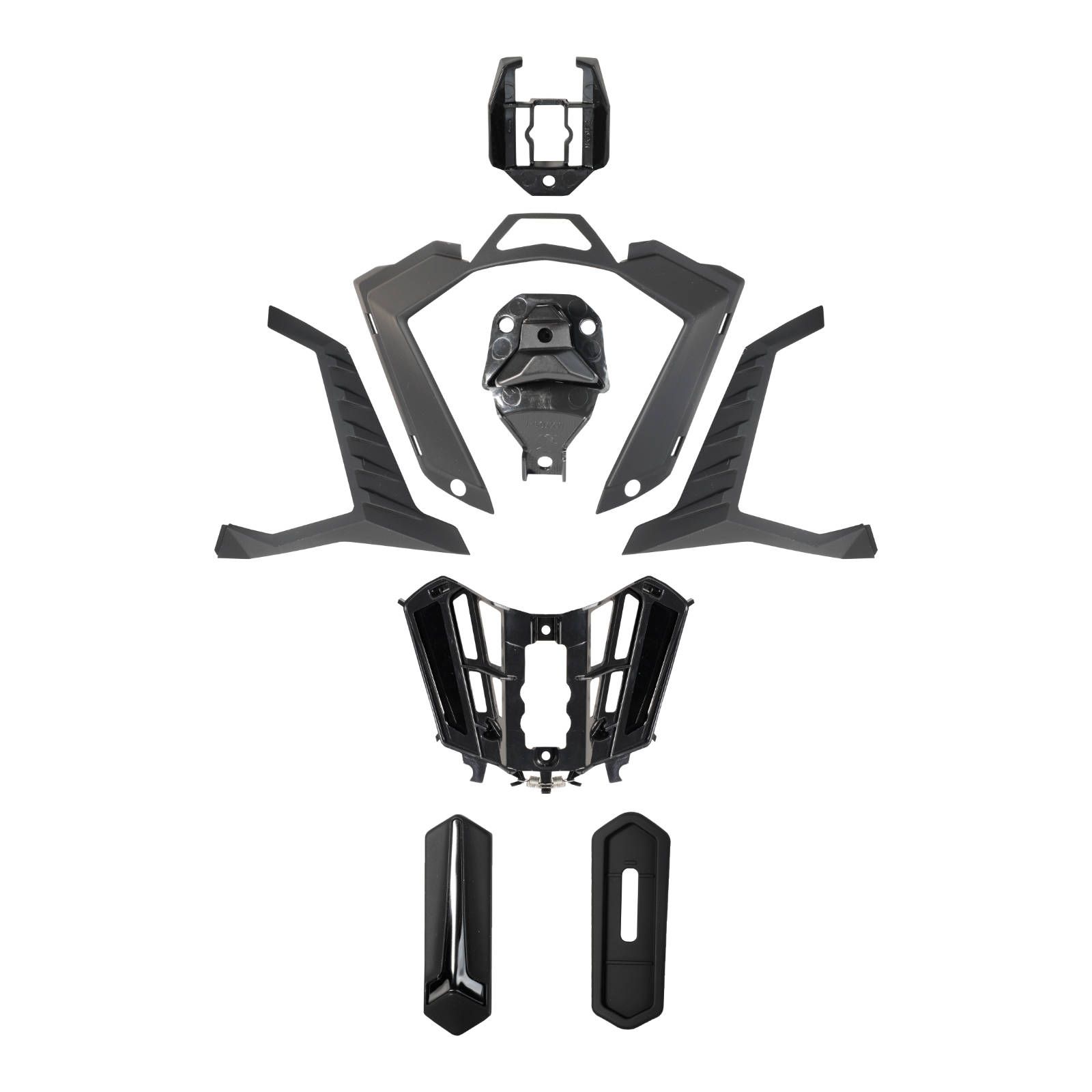 MX701 AIR VENT CHIN MATT BLACK - Image 1