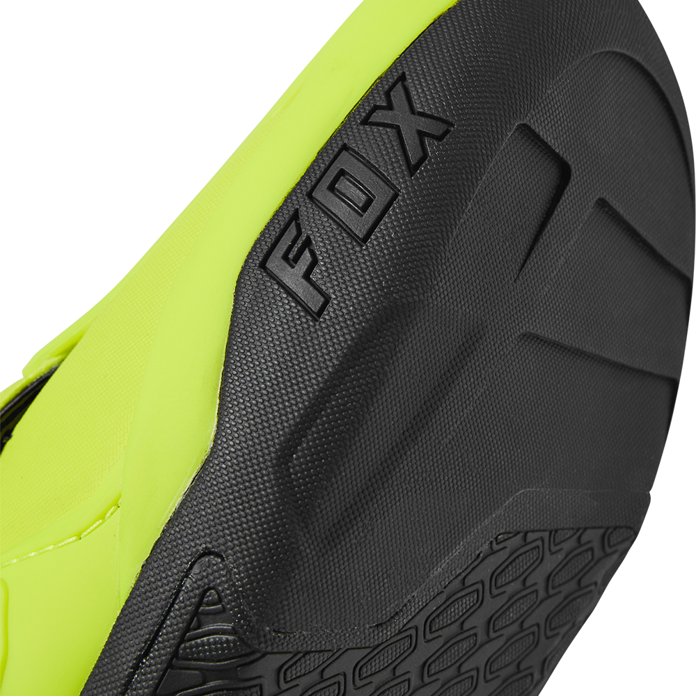 Fox Motion Motocross Boots Flo Yellow - Image 7