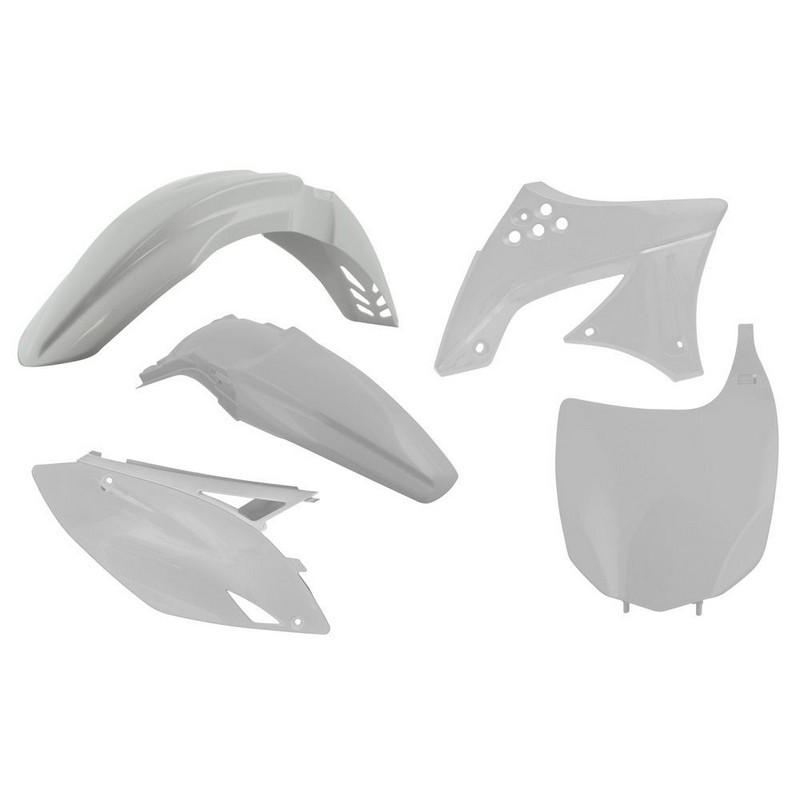 PLASTICS KIT RTECH W FRONT & REAR FENDERS SIDEPANELS&RADIATOR SHROUDS&FRONT NUMBERPLATE KX450F 09- - Image 1