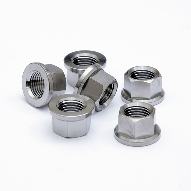 Titanium Sprocket Nut M10X1.25 - 6 pack - Image 1