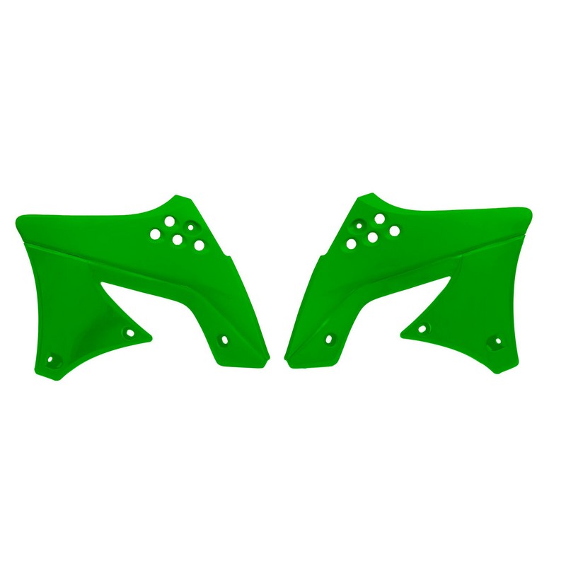 RADIATOR SHROUDS  RTECH KX250F 09-12  GREEN - Image 1