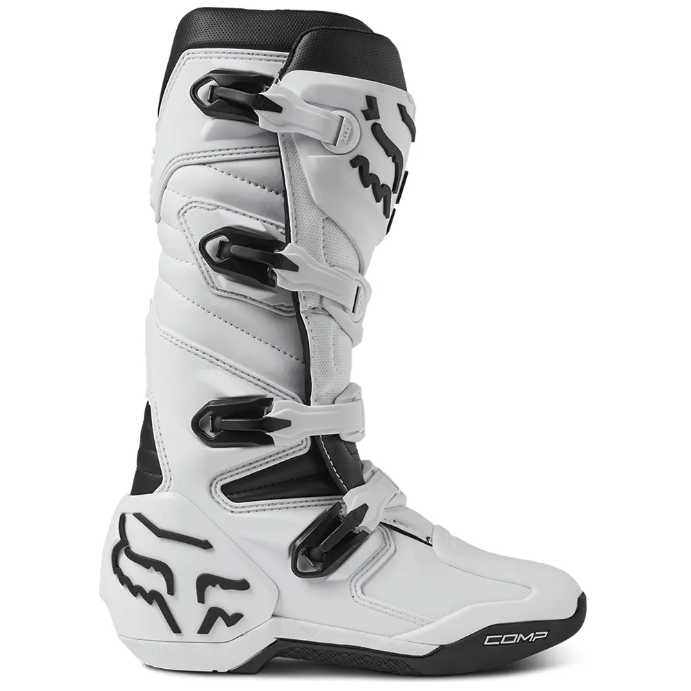 Fox Comp Motocross Boots White