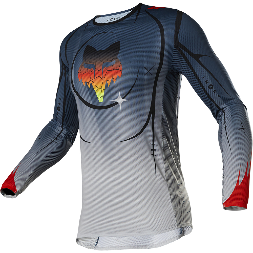 Fox Flexair Skarz LE Motocross Jersey Dark Indigo - Image 2