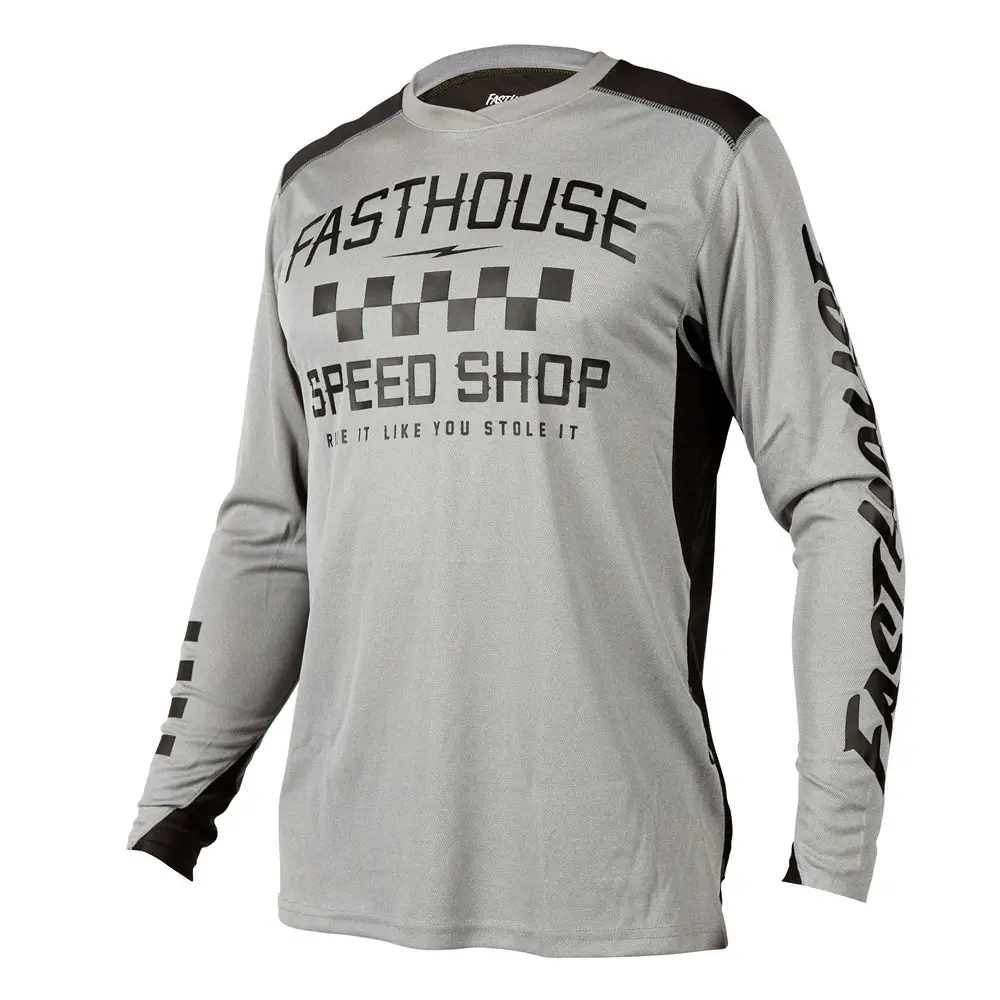 Fasthouse Alloy Roam Long Sleeve Jersey Heather Grey