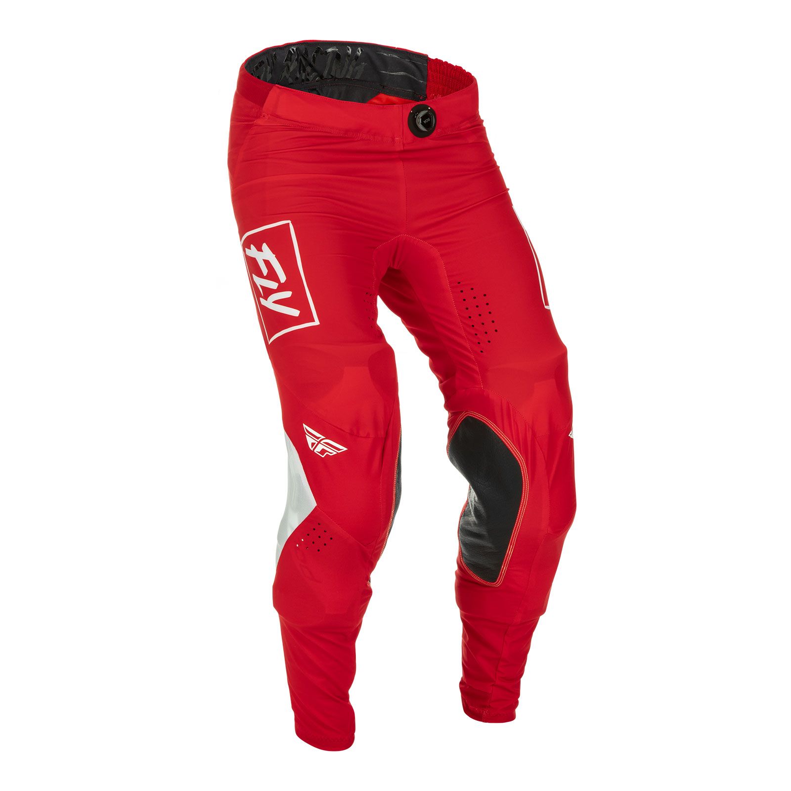 Fly Lite Hydrogen Red/White Motocross Pants - Image 1