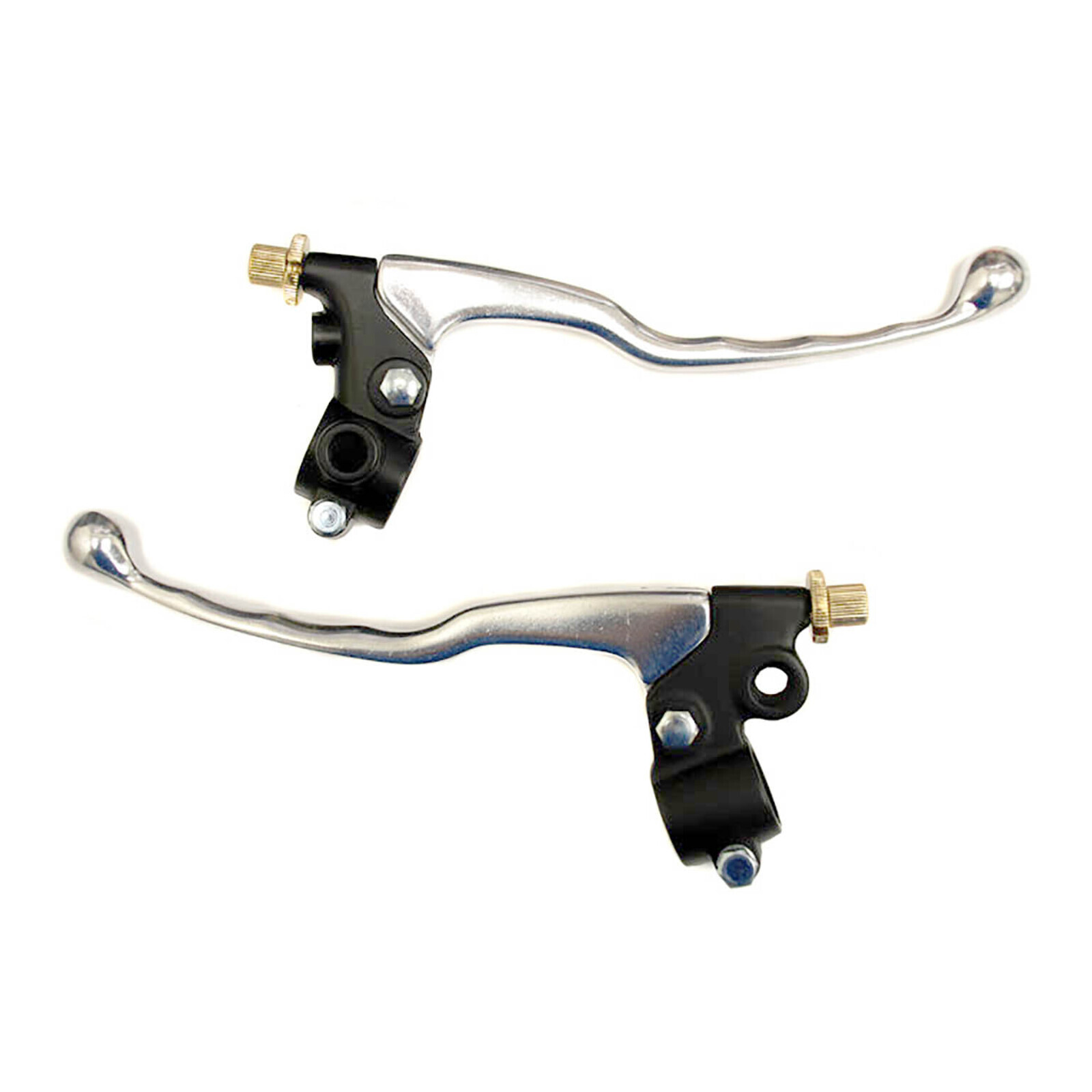 WMP Lever Assembly (Pair) with Mirror Hole - Black - Image 1