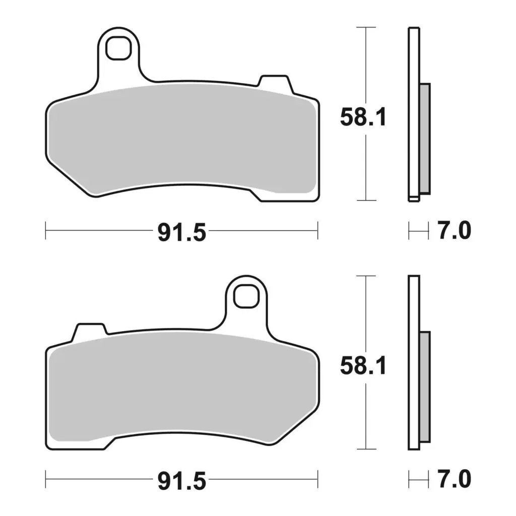 Brembo Brake Pad - Sintered Rear