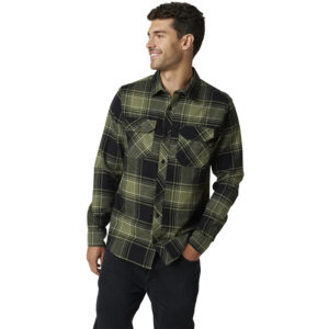 Fox Traildust 2.0 Flannel Shirt Army - Image 1