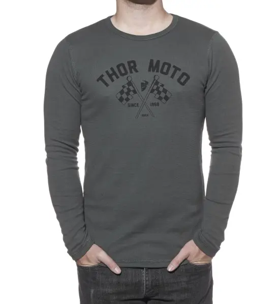 Tee Thor Finish Line Thermal Charcoal