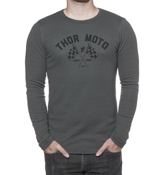 Tee Thor Finish Line Thermal Charcoal - Image 1