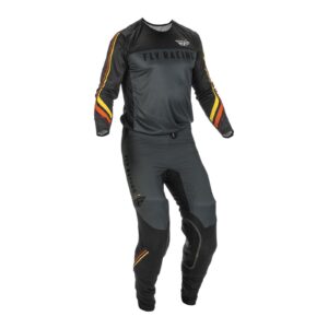 FLy (22) Lite Hydrogen S.E Speeder Metal/Red/Yellow Motocross Pants - Image 5