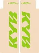 Decal Fork Kayaba Clear Green