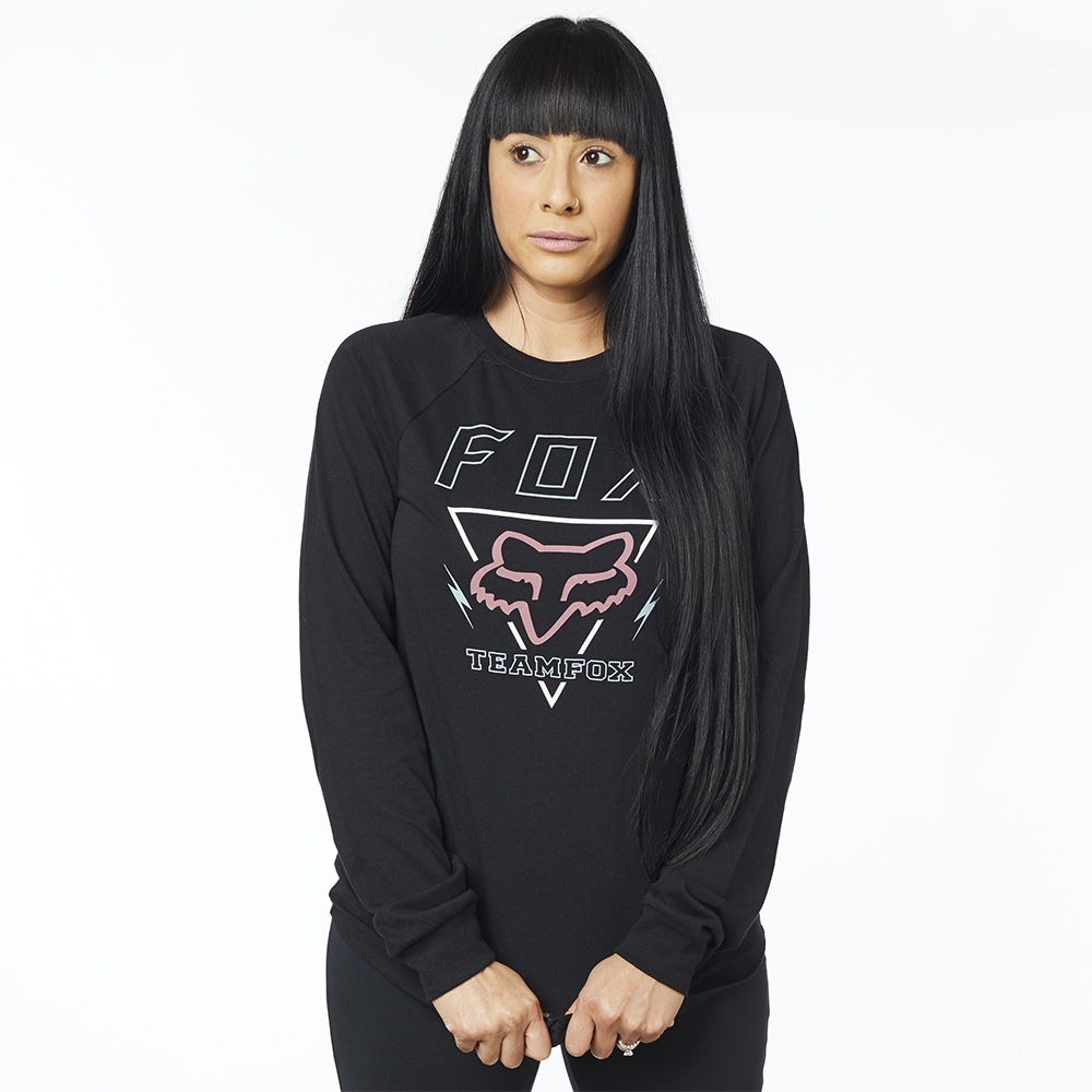 WOMENS CONSULTED LS TOP [BLACK] M - Image 1