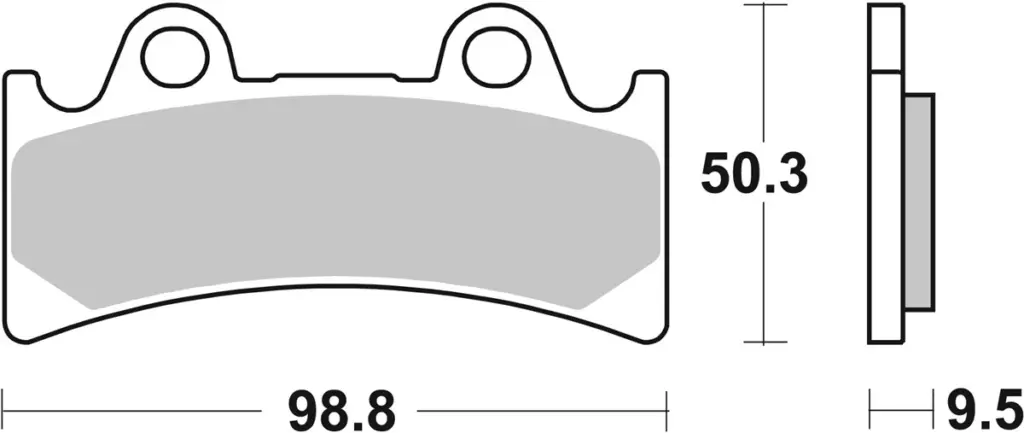 SBS 683HS Front Brake Pads