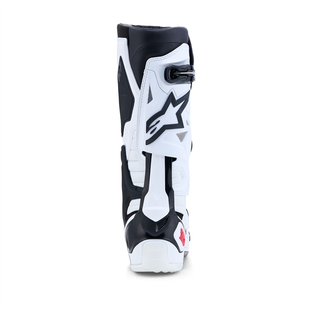 Tech-10 MX Boots White/Black/Bright Red 13 - Image 5