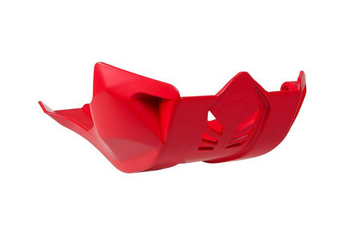 BASH PLATE RTECH, RED, CRF250R 18-20 CRF450R CRF450RX 17-20 CRF250RX CRF450X CRF450L 19-20 - Image 1