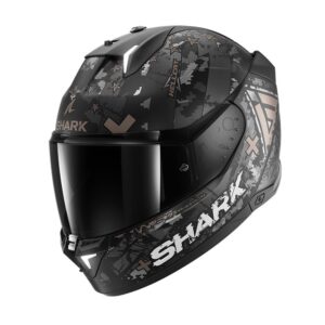 Shark Skwal i3 Hellcat Road Helmet Black/Chrome/Anthracite - Image 1