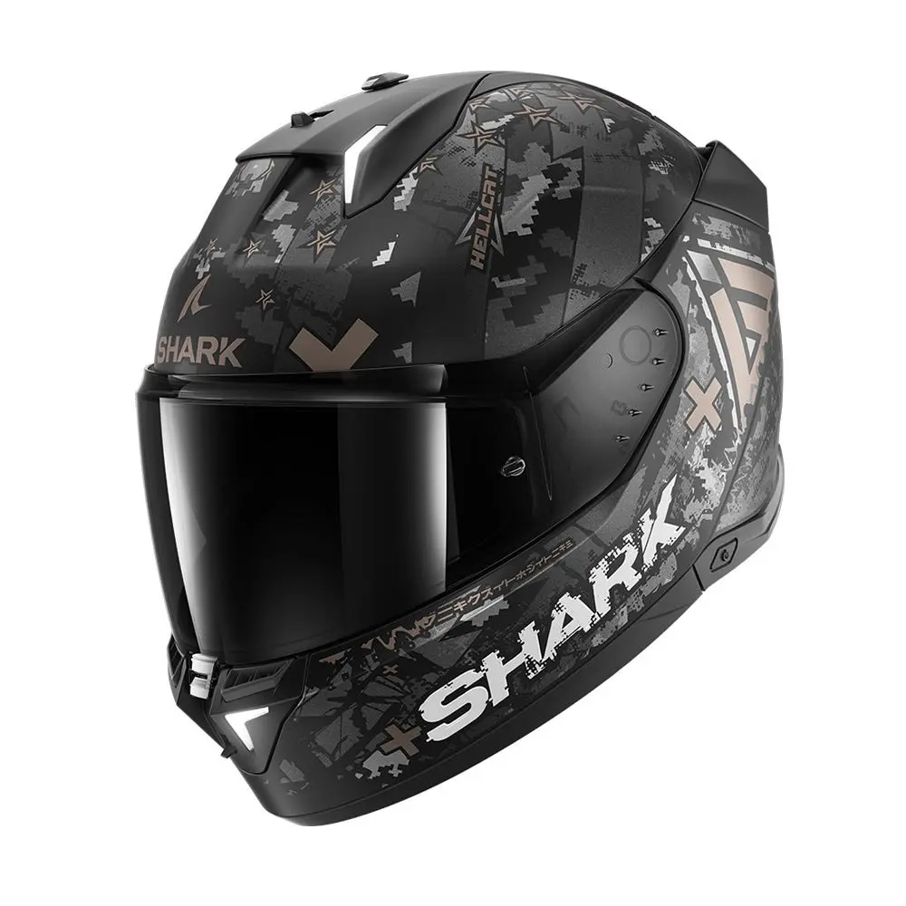 Shark Skwal i3 Hellcat Road Helmet Black/Chrome/Anthracite