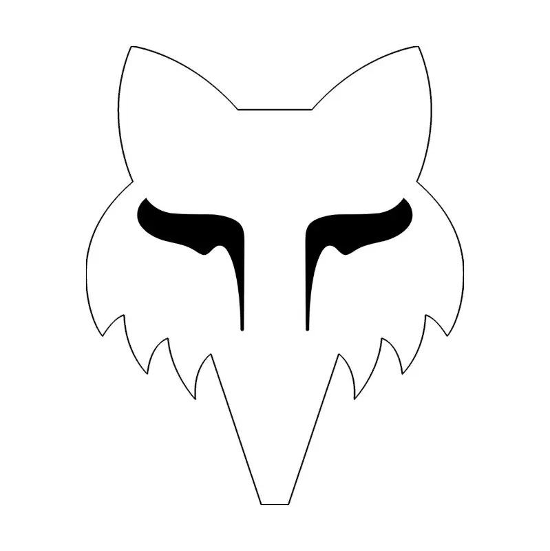 Fox Head Sticker