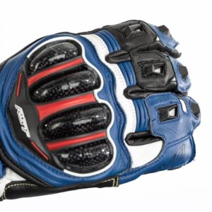 Road Gloves RST Tractech EVO Leather Black/Blue - Image 2