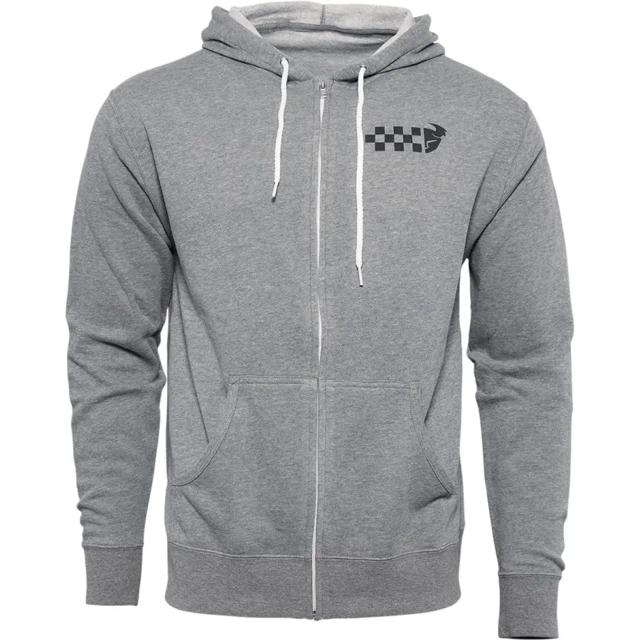 Thor MX Checkers Zip Hoody Grey