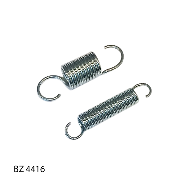TENSION SPRING PAIR VESPA DIA. 15x82/19x82mm LONG DIA.2.5/3mm WIRE - Image 1