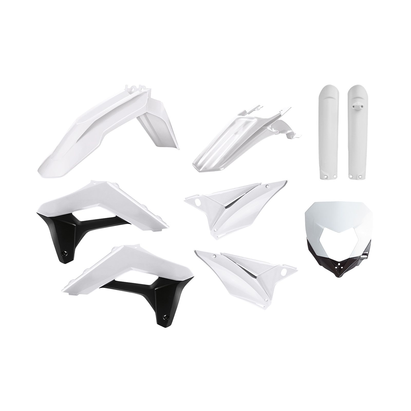 POLISPORT ENDURO FULL KIT SHERCO SE-R/SEF-R 17-21 WHITE - Image 1