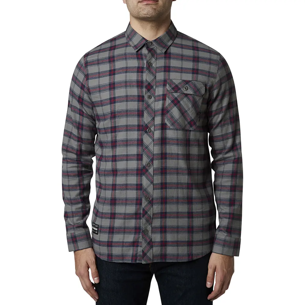 Flannel Shirt Boedi Pewter