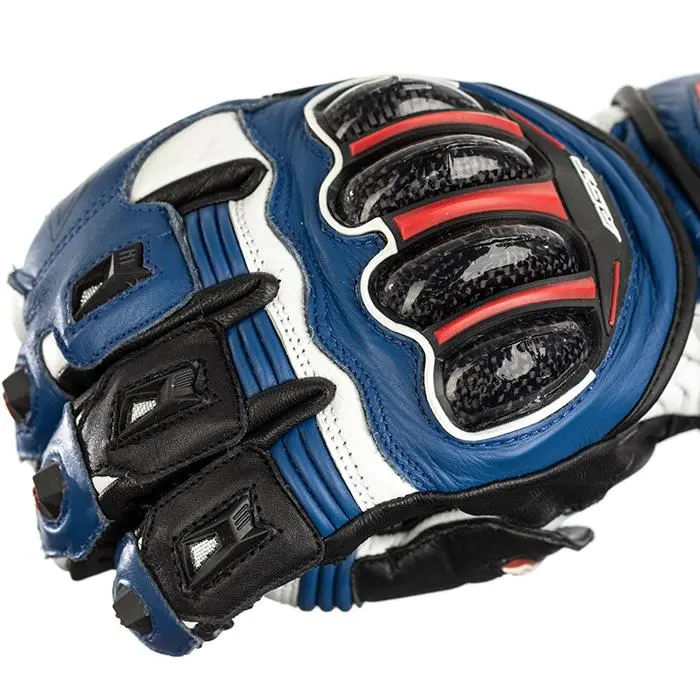 Road Gloves RST Tractech EVO Leather Black/Blue
