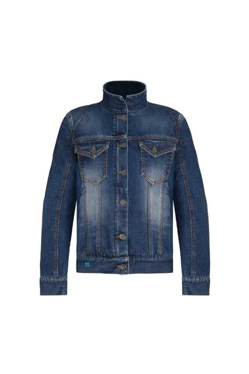 PMJ Lucy Denim Jacket Ladies Blue