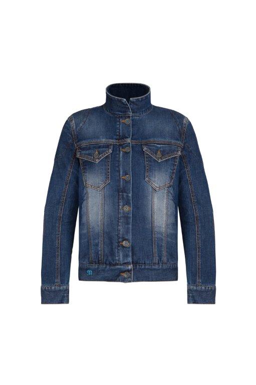 PMJ Lucy Denim Jacket Ladies Blue - Image 1