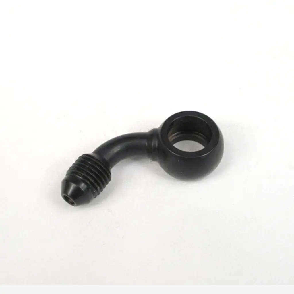 WHITES BRAKE - 10mm BANJO - 60Deg@90 - STEEL BLK