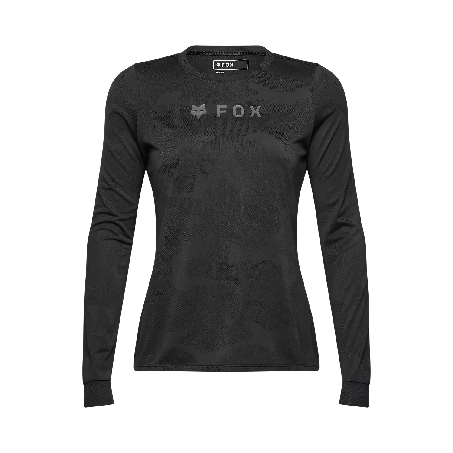 Fox Womens Ranger Tru Dri LS Jersey Black - Image 1