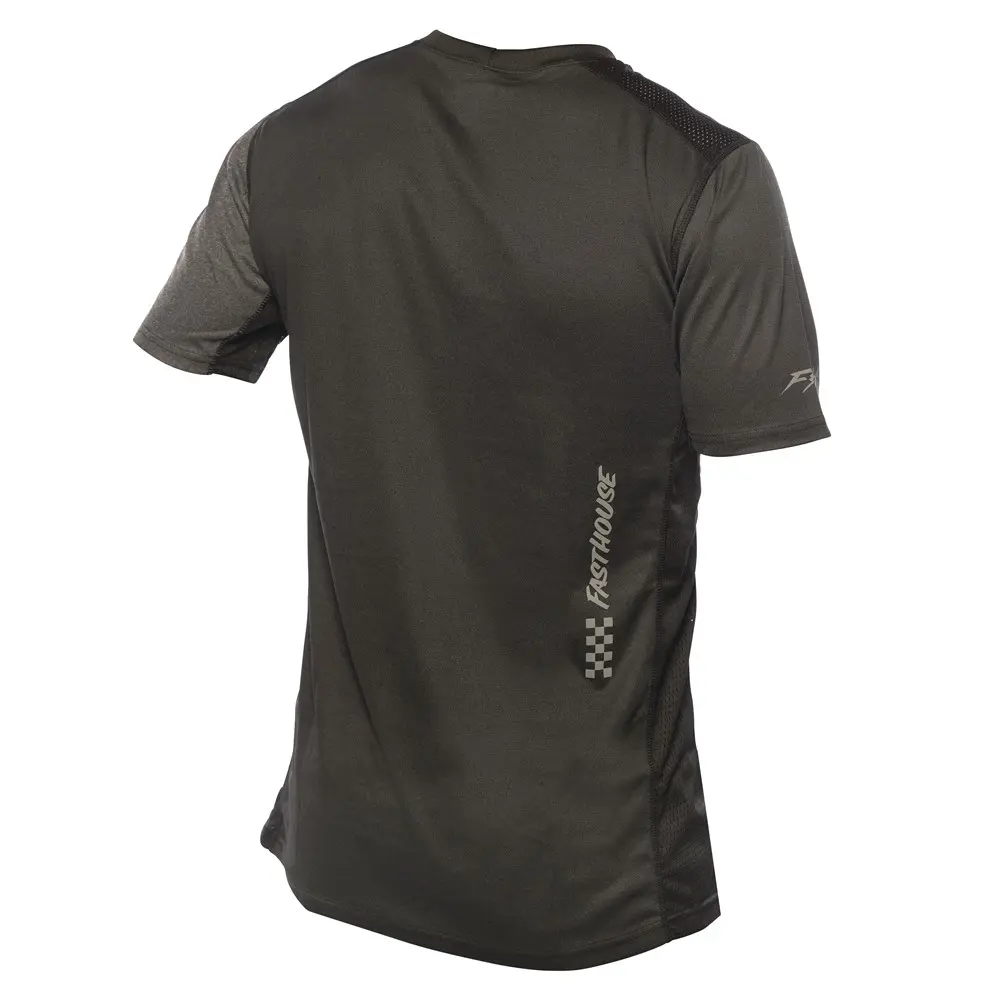 Fasthouse Classic Mercury Short Sleeved Jersey Black Heather/Charcoal Heather