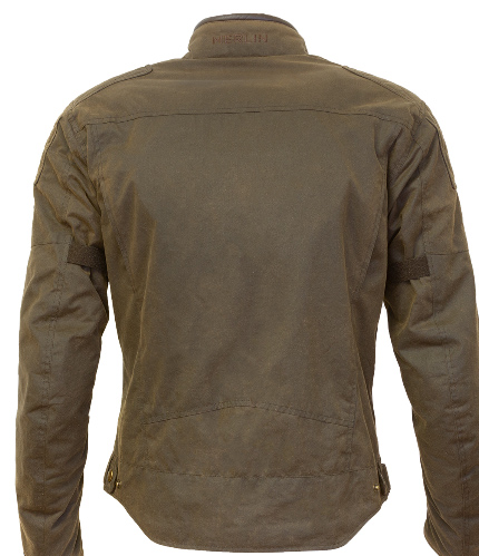 Merlin Barton Wax Cotton Road Jacket Brown - Image 4
