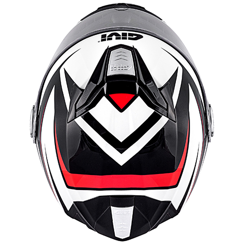 Givi X23 Sydney Flip Front Helmet Matte Black/White/Red - Image 5