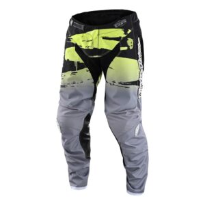 Troy Lee Designs Brushed Motocross Pants Black / Glo Green - Image 2