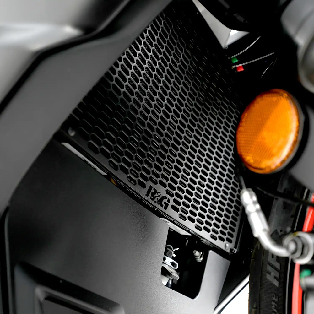 PRO Radiator Guard For Aprilia RS457 24- Black R&G - Image 1