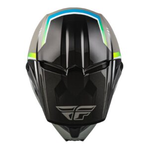 Fly Kinetic Vision Motocross Helmet Grey/Black - Image 3