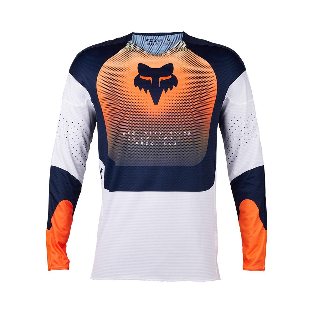 Fox 360 Revise Motocross Jersey Navy/Orange - Image 2
